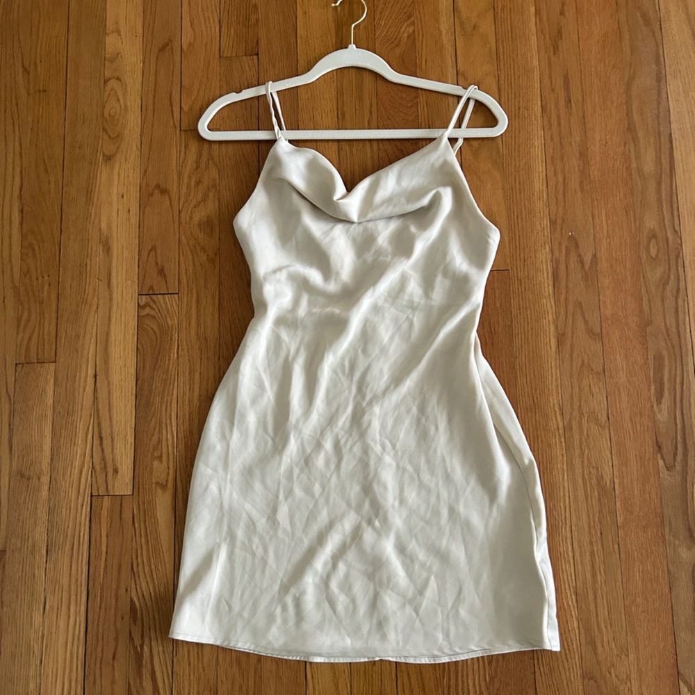 Elegant Urban Outfitters Beige Slip Dress